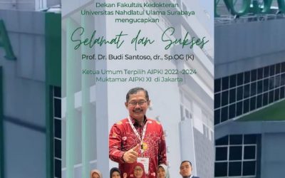 ” CONGRATULATION👏💐🎉🎊 SELAMAT DAN SUKSES Prof. Dr. BUDI SANTOSO, dr., Sp.OG (K) KETUA UMUM TERPILIH AIPKI 2022-2024 MUKTAMAR AIPKI XI DI JAKARTA “