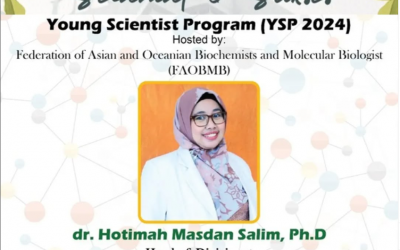 “SELAMAT DAN SUKSES YOUNG SCIENTIST PROGRAM (YSP 2024) dr. HOTIMAH MASDAN SALIM, Ph.D”