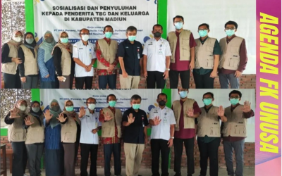 “FK UNUSA MELAKUKAN SOSIALISASI DAN PENYULUHAN KEPADA PENDERITA TBC DAN KELUARGA DI KABUPATEN MADIUN”