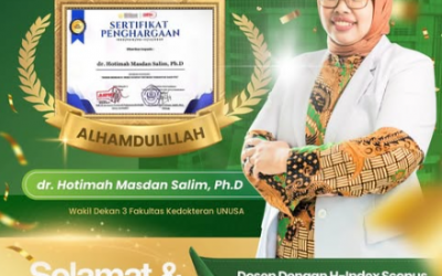 H-Index Scopus Tertinggi dan Terbanyak Perguruan Tinggi Swasta, pada acara Muktamar Aipki di Universitas Warmadewa Bali